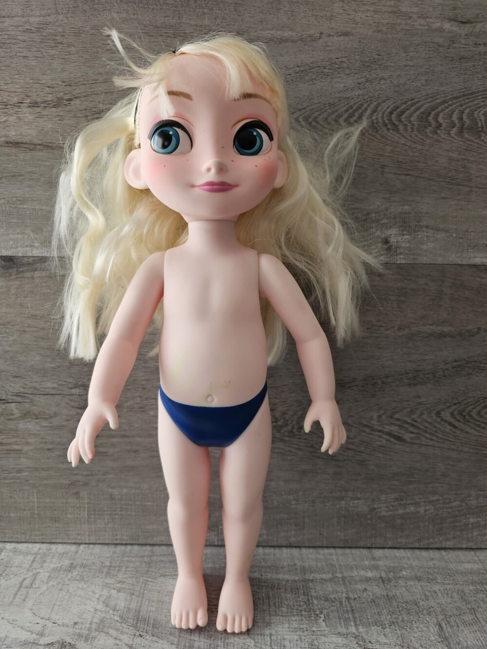 Disney Princess Elsa Doll 15'' Frozen Nude
